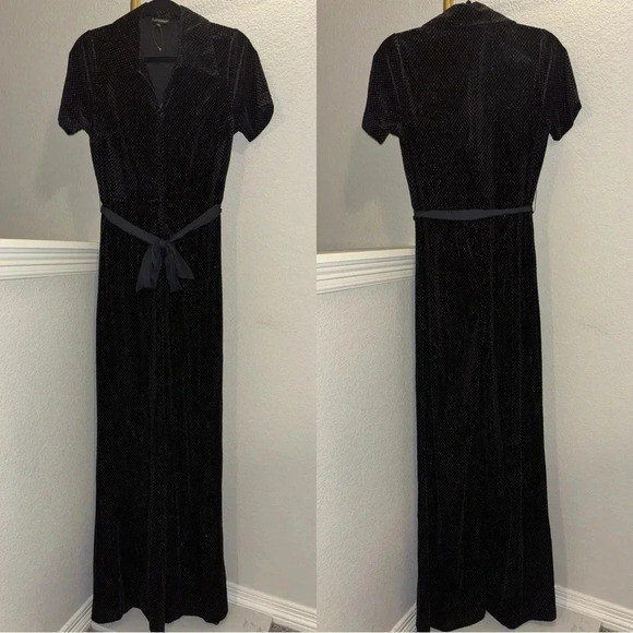 Unique Vintage Black Jumpsuit - Picture 1 of 4